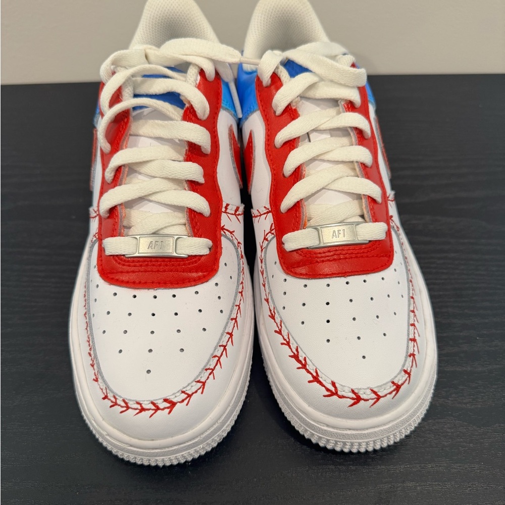 Custom Trash Panda Nike Air Force 1 W Sz 7.5/ Y6 - Picture 9 of 11